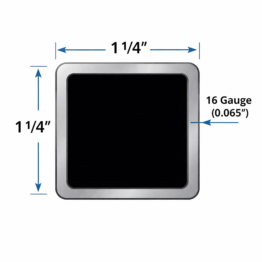 Square Steel Tubing Dimensions